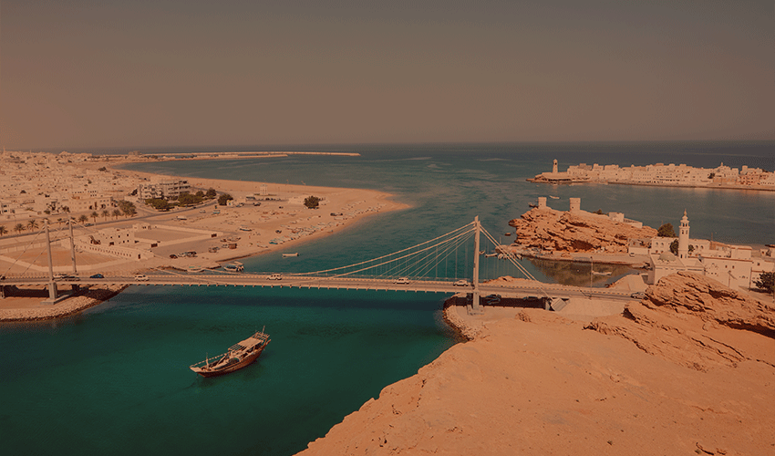 Peaceful scenery in Oman