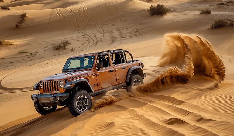 Desert Safari Oman — dune bashing in Wahiba Sands